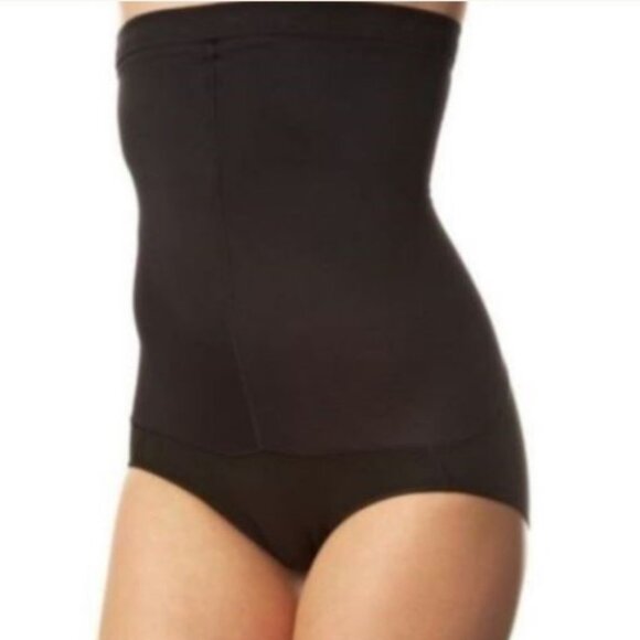 Spanx Higher Power Shapewear High Waist Briefs Size E Black XL - Picture 1 of 6